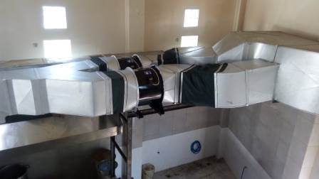 Hood, ducting & blower Hood, ducting & blower